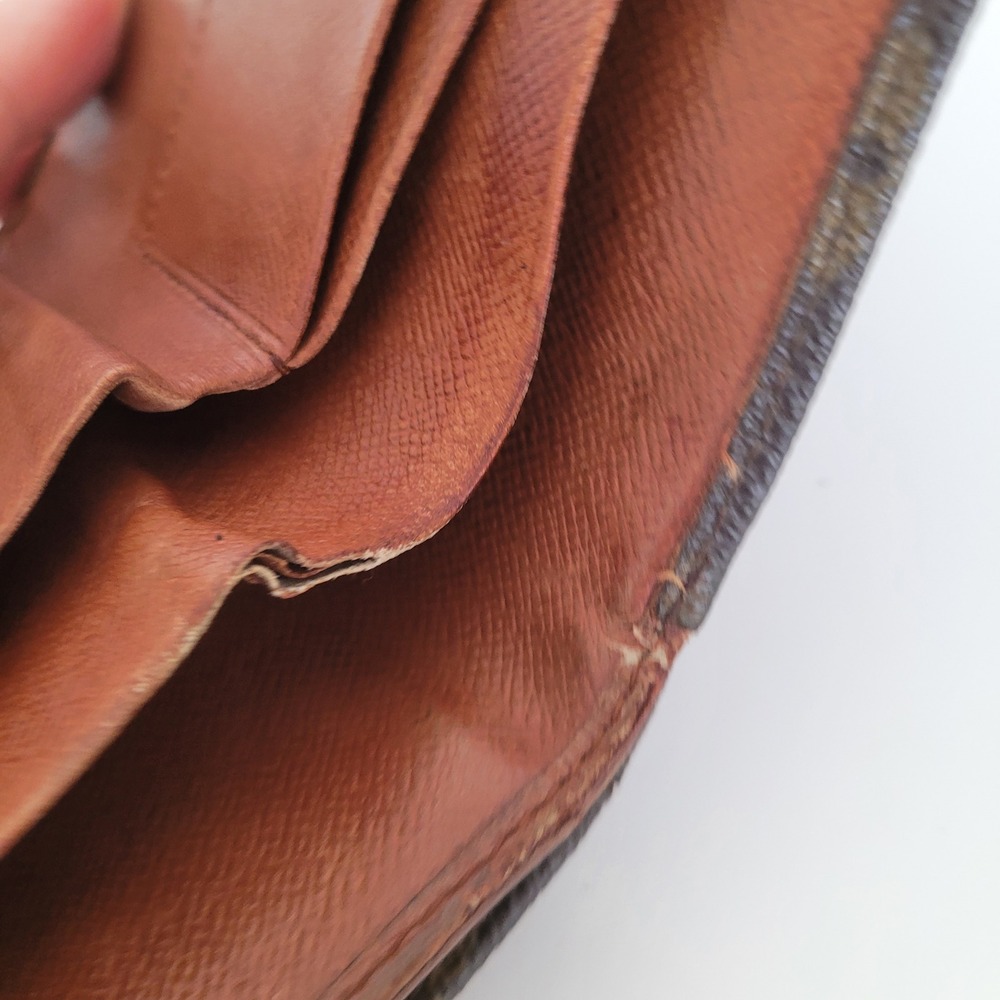 Louis Vuitton Monogram Portefeuille Elise Trifold Wallet Brown AN0960 Vintage - Picture 6 of 15